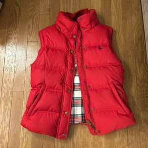 Jack Wills Ladies Puffer Vest with detachable hood